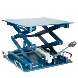 [02295 DP E] Hydraulic Laboratory Jack - 500 x 500 mm - Stainless Steel Cover Plate